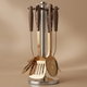 طقم ملاعق أدوات طبخ استيل السيف غاليري، 7 قطع - ملون product image 1