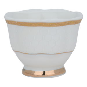 Al Saif Gallery ceramic cups set, 12 pieces - white product image