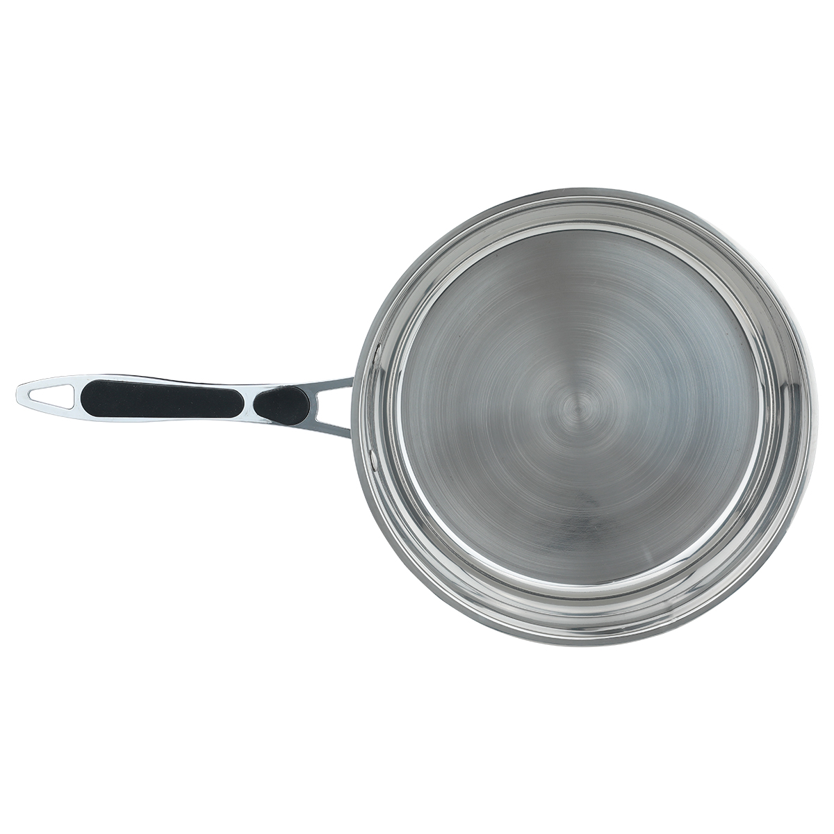 طاوة استيل بيد سليكون روكي، 28 سم - فضي product image 2