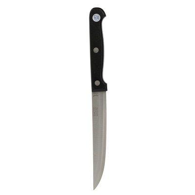 Steel knife with plastic handle, 5 inches - black product image 2