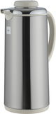 Al Saif Plus Kawasaki Thermos, 1 Liter, Glass Interior - Silver Off White product image 3
