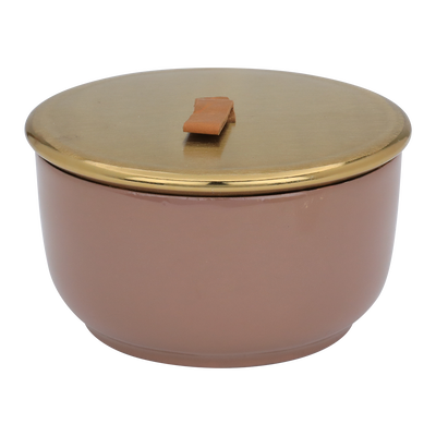 حافظة طعام استيل العين الاندلسية، 14x14x8 سم - وردي product image 1
