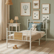 سرير حديد، 40×90×190 سم - أبيض product image 2