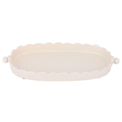 Al Saif Gallery Steel Serving Trays , 26 X 13 X 3 Cm - Beige product image 2