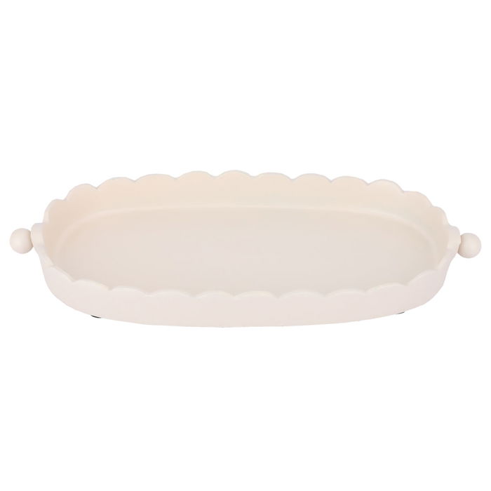 Al Saif Gallery Steel Serving Trays , 26 X 13 X 3 Cm - Beige product image 2