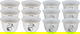 Al Saif Gallery Arabic coffee cups set, 12 pieces, 90 ml, horse pattern - white product image 1
