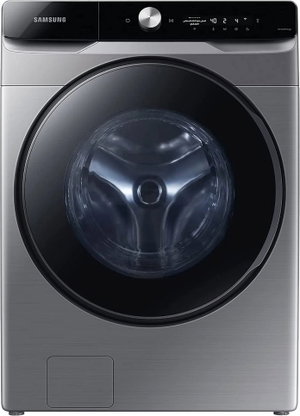 Samsung WD18T6300GP/YL Front Load Washer Dryer, 18 kg wash / 11 kg dry, 100% drying, AI control, Direct Drive - Platinum Silver product image