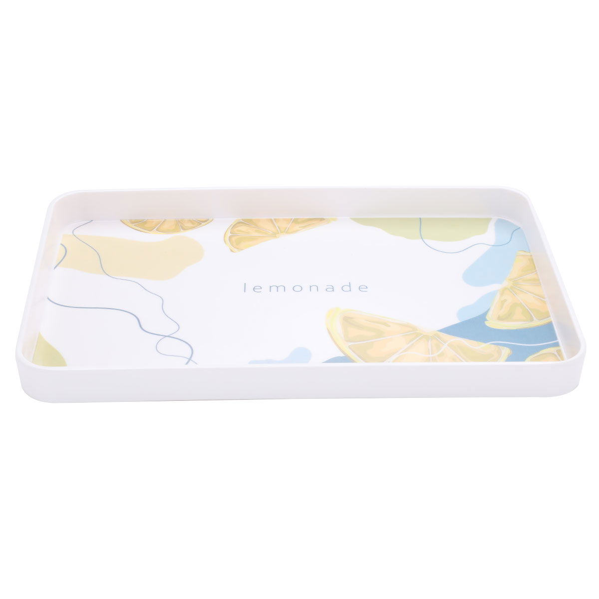 Al Saif Gallery plastic serving tray, 30 x 19 x 2.7 cm, rectangle - white product image