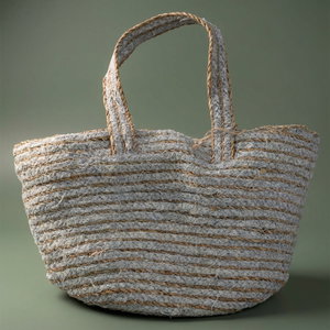 شنطة ترامس خوص السيف غاليري، 50×28 سم - رمادي بني product image