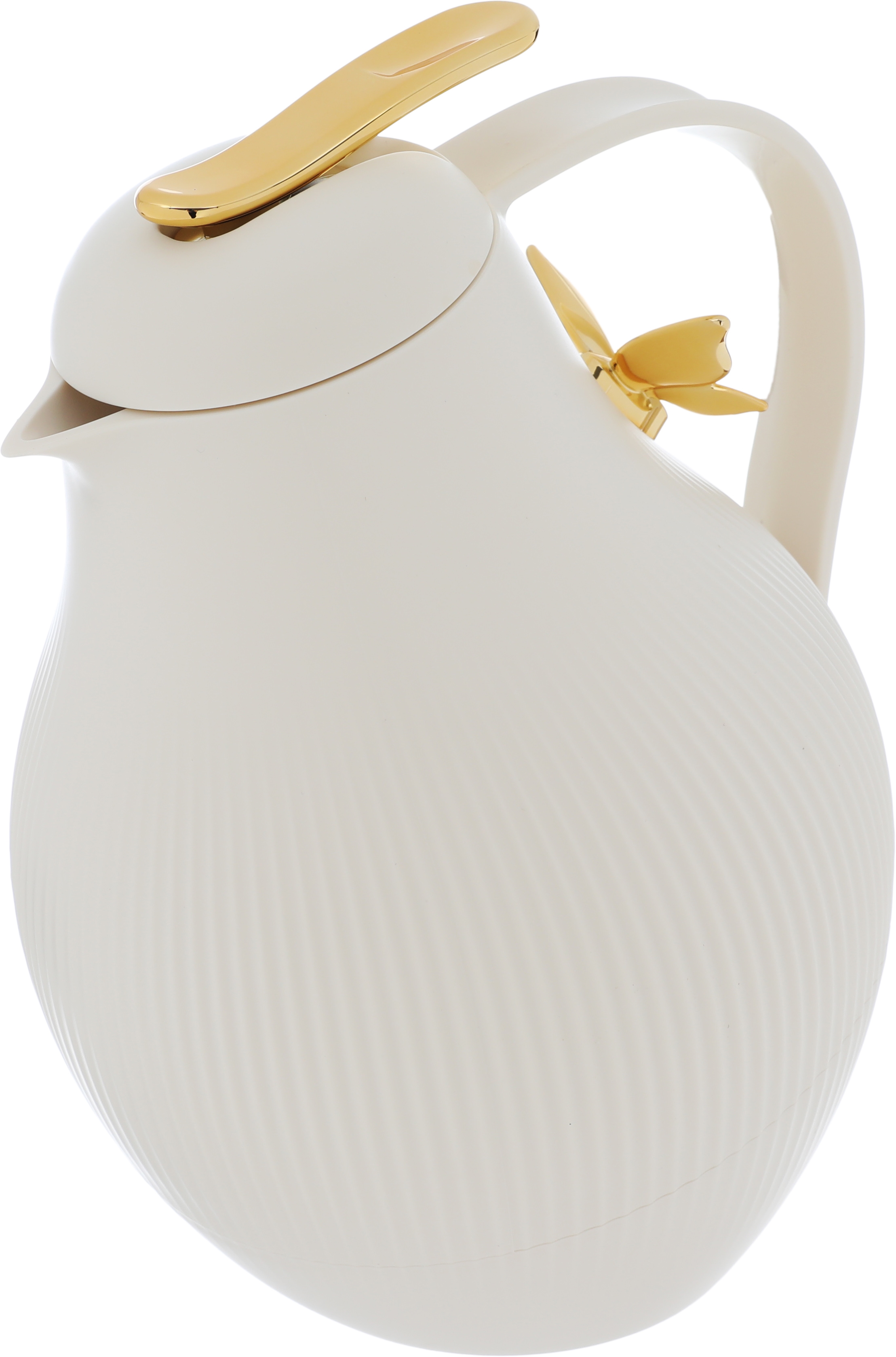 Al Saif Gallery Dora thermos, 1.5 liters, thermal glass inner container, plastic outer shell - white product image 2