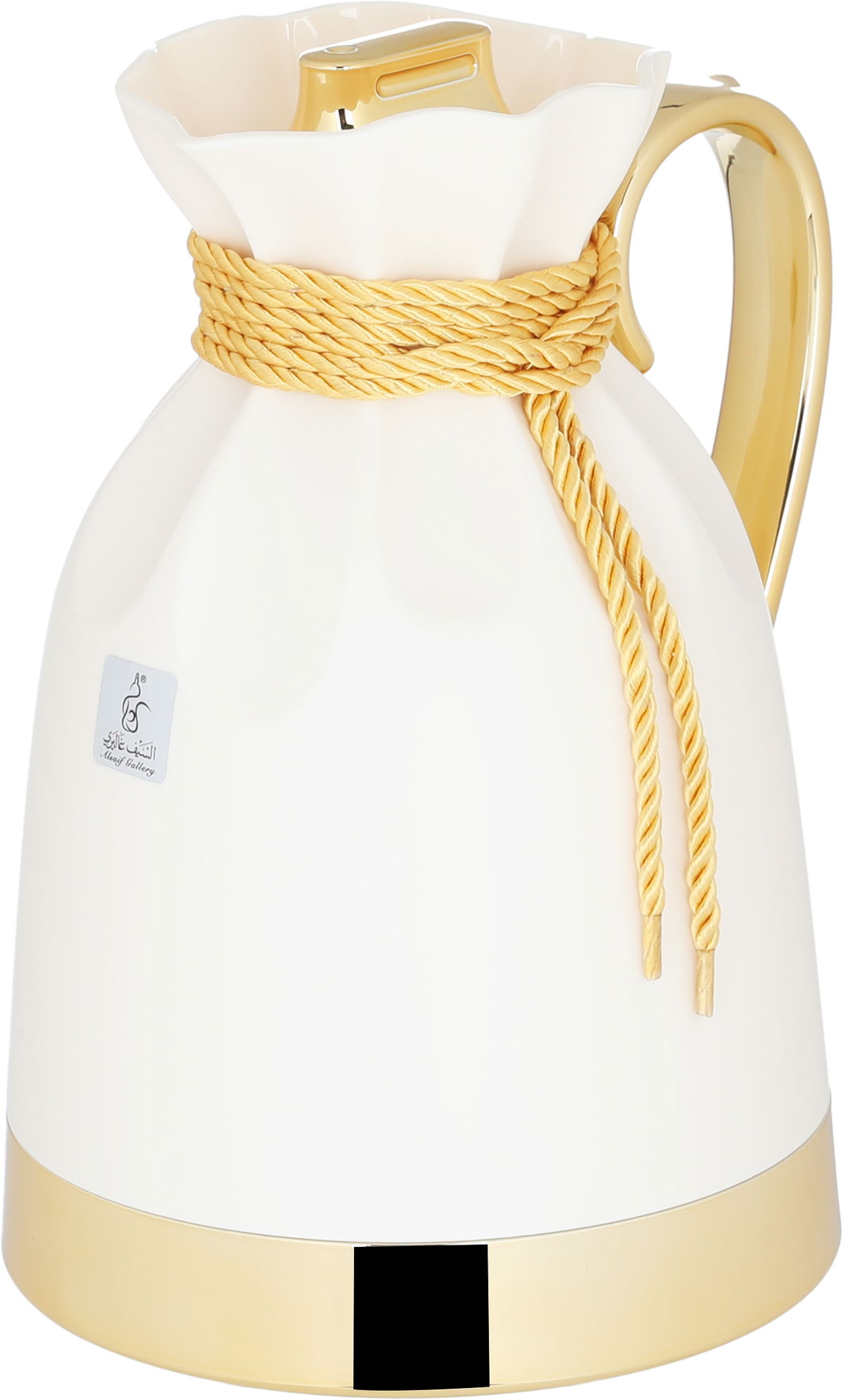 Everest Balqis Thermos, 1 liter, thermal glass inner shell, plastic outer shell - cream product image 3