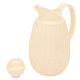 Al Saif Gallery Timeless Diamond thermos, 1 liter, thermal glass inner container, plastic outer shell - beige product image 3