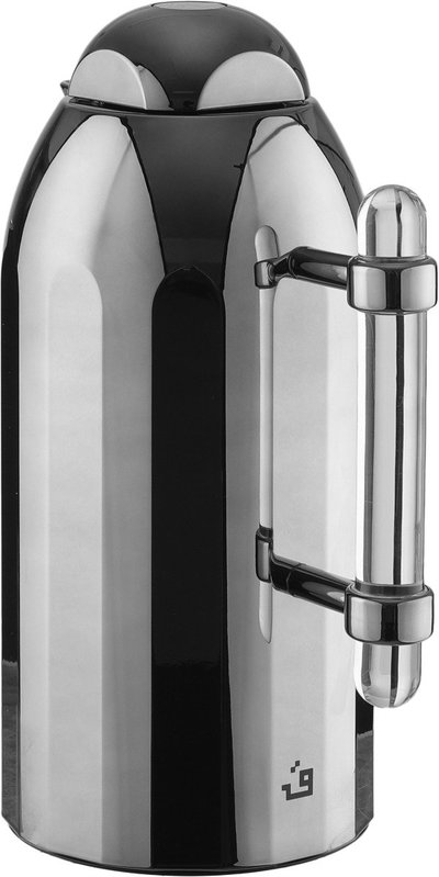 Al Saif Gallery Terhab Thermos Set, 21 Pieces, Cups with Saucers, Coffee Cups, Saucer, Transparent Handle - Black Transparent product image 5