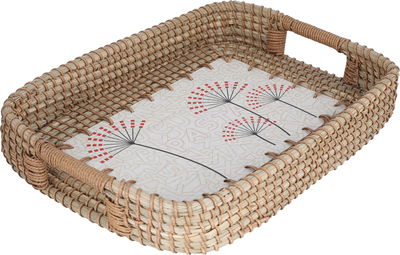 سلة تقديم خوص السيف غاليري، 39سم، مستطيل - متعدد الألوان product image 2
