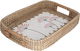 Al Saif Gallery Wicker Serving Basket, 39 cm, Rectangular - Multicolor product image 2