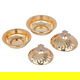 Alsaif Gallery Tray Set with 2 Steel Dates, 3 Pieces - Gold product image 3