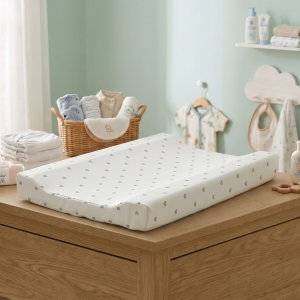 Fun Moment Baby changing pad, waterproof sponge - off-white gray product image