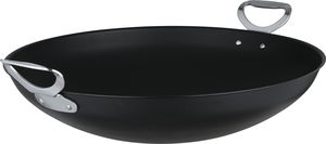 مقلاة ياباني ستانلس استيل السيف غاليري، 42 سم، يد فضي - أسود product image 2