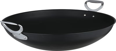 مقلاة ياباني ستانلس استيل السيف غاليري، 42 سم، يد فضي - أسود product image 2