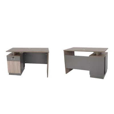 مكتب مودرن خشب MDF، 60×120×75 سم - بني product image 3