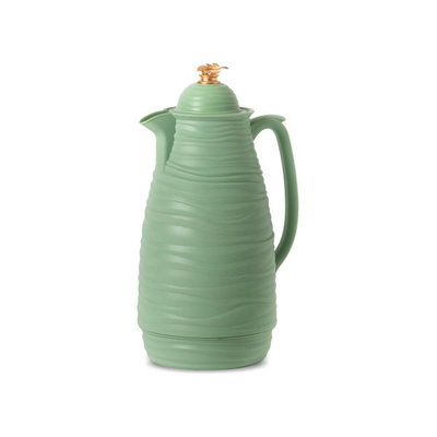 ترمس رويال 5 السيف غاليري، 1 لتر، حافظة داخلية زجاج حراري - أخضر فاتح product image 1