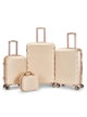 طقم شنط سفر ABS ليمرا، 6 مقاسات، 4 عجلات، WM-223 - بيج ذهبي product image 2