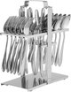 طقم أدوات مائدة استيل السيف غاليري، 30 قطعة - فضي product image 2
