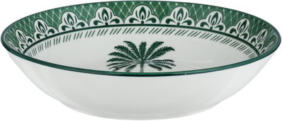 طقم سفرة بورسلان السيف غاليري، 24 قطعة، رسمة نخل أخضر - أبيض أخضر product image 3