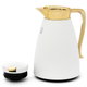 Al Saif Gallery Nebula thermos set, 1/0.7 litre, 2 pieces, thermal glass inner shell, plastic outer shell - golden white product image 3