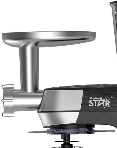 محضرة طعام ويننج ستار، 5 لتر، 2000 واط، 6 سرعات نبض، ST-5305 - فضي اسود product image 4