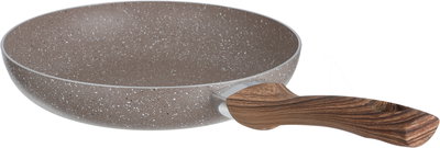 Rocky Granite Frying Pan, Wooden Handle, 24 Cm - Brown product image 2