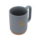 Al Saif Gallery porcelain mug, 260 ml, gold-gray pattern product image 2