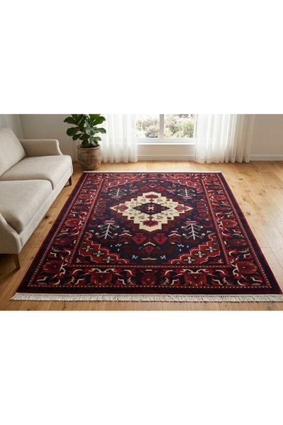 سجادة مجلس بوليستر سجادتي، 200×300 سم، بنقشة قندهار - أحمر product image 2