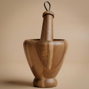 مطحنة يدوية خشب السيف غاليري، خشب، بقاعدة - بني product image