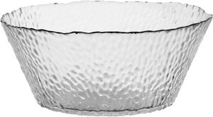 Al Saif Gallery glass plate, 9.5 x 21 x 12.6 cm, round, deep - transparent product image