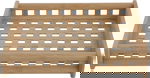 طوفرية خشب بتصميم شبك السيف غاليري، 33×25×6 سم، مستطيل - بيج product image 1