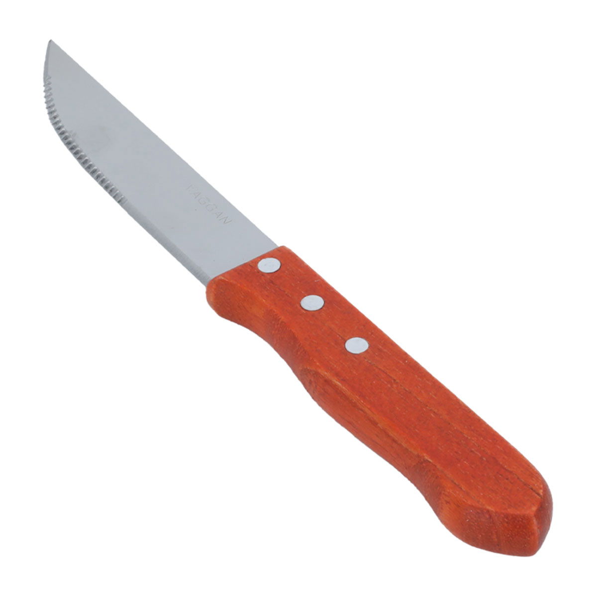طقم سكاكين استيل السيف غاليري، 4 قطع، بيد خشب - فضي product image 1