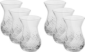 طقم بيالات شاي باشابتشي، 6 قطع، 170 مل - شفاف product image