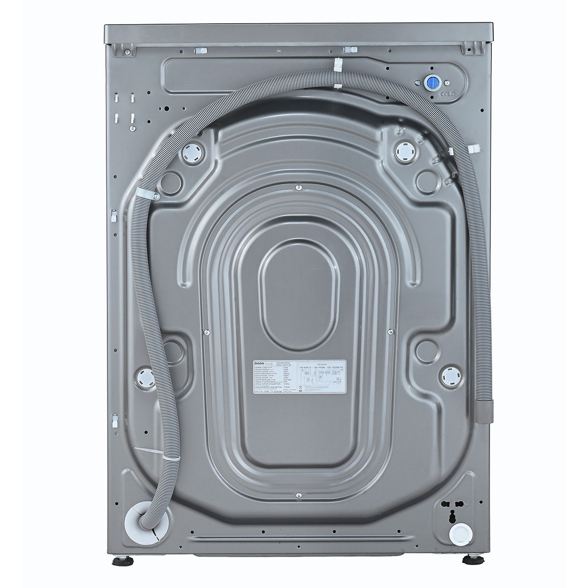 Edison Edsfd1308 Combo Automatic Washing Machine, Front Load, 13/8 Kg, 1400 Rpm, 15 Programs - Silver product image 1