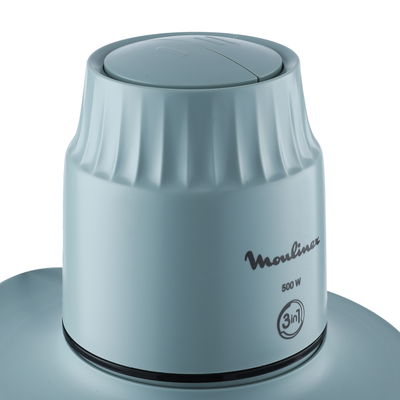 قطاعة طعام مولينكس، 500 واط، 1 لتر، سرعتين، 4 شفرات، DJ603127 - اخضر شفاف product image 2