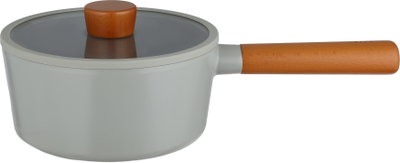 NEOFLAM Vika Stainless Steel Cookware Set, 9 Pieces, Glass Lid, Extra Handles - Wood Gray product image 10