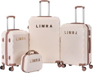 Limra ABS Luggage Set, 4 Pieces, LMA-1807 - Beige Gold product image