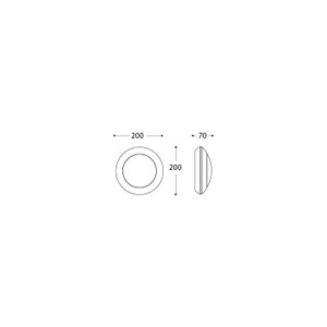 Outdoor wall light, made of durable resin plastic (Fumaqali), GX53 bulb base, 20x20 cm - Black product image 2