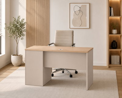 مكتب إداري خشب MDF، 120x60x75 سم - خشبي فاتح product image 3