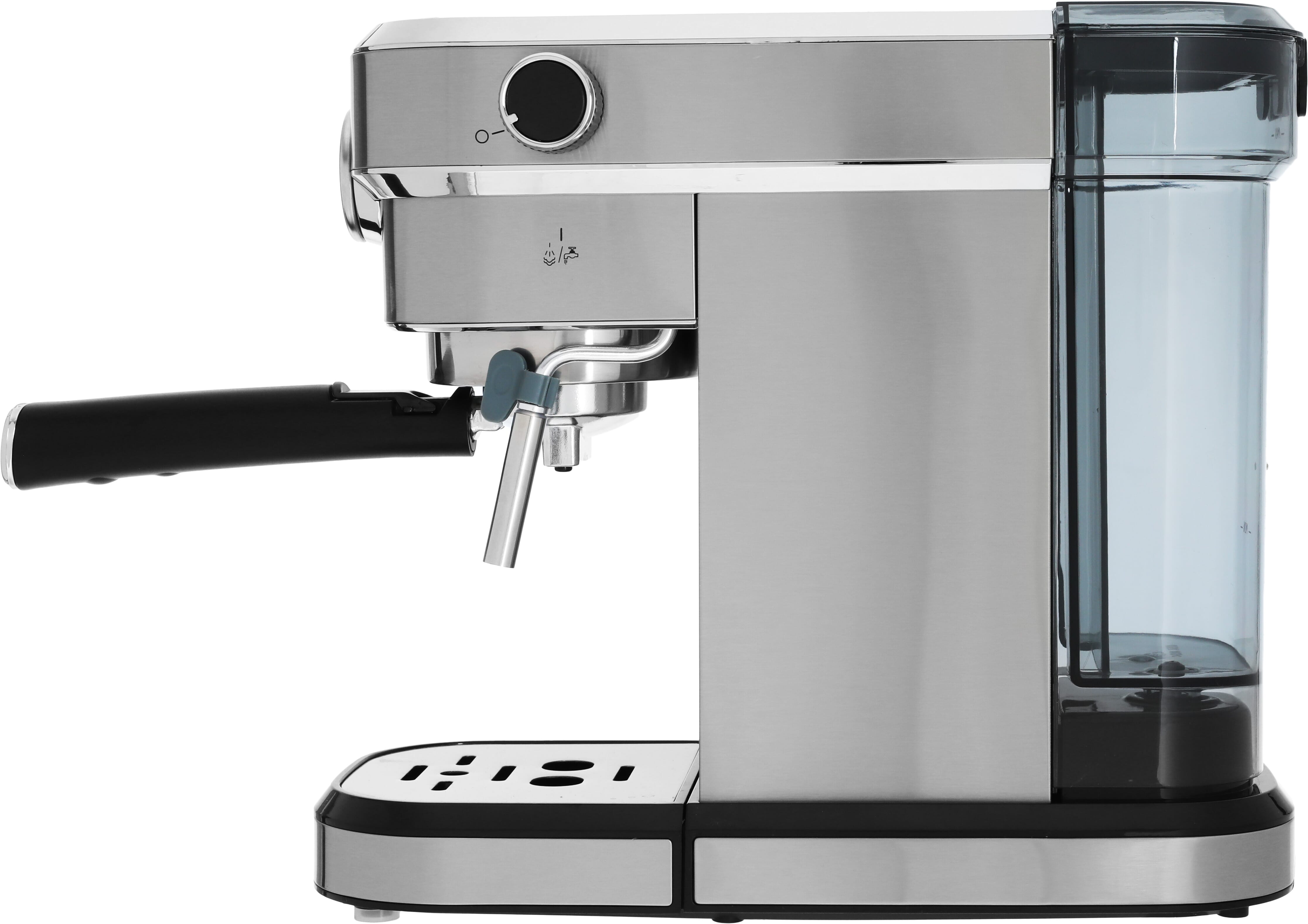 Edison Espresso and Coffee Maker, 1350 Watt, 1.1 Liter, SCM-01586 - Silver product image 4