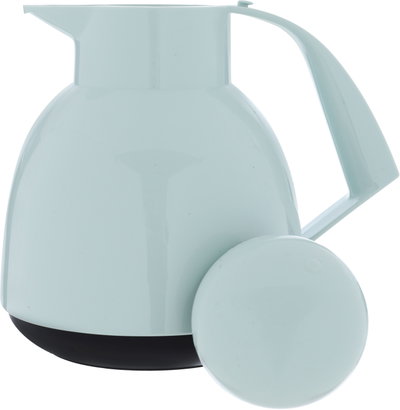Helios Thermos, 1 liter, thermal glass inner case, pressure - light green product image 3