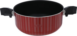 قدر تيفلون بغطاء استيل السيف بلص، 18 سم - أحمر product image 2