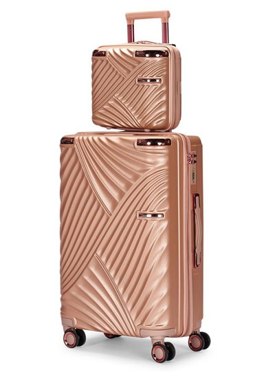 LIMRA Luggage Set, 4 Wheels, 4 Bags, Zipper Closure, 360° Rotating, WM-162 - Gold product image 5