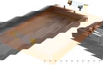 طوفرية خشب السيف غاليري، 4×26×39 سم، يد اكريلك - بني غامق product image 2