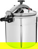 Alsaif Plus Aluminum Pressure Cooker, 36 litres, 35 cm - Silver product image 2